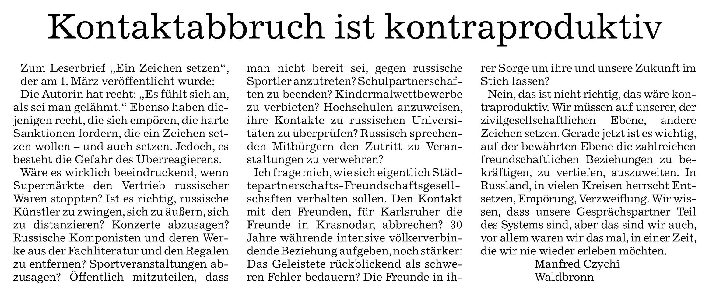 Kontaktabbruch bnn karlsruhe 080322 section 2